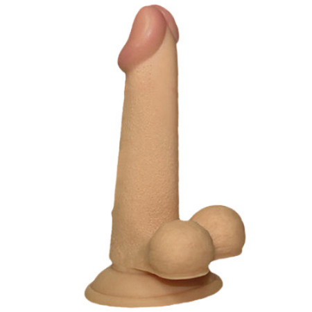 Dildo met krachtige zuigvoet