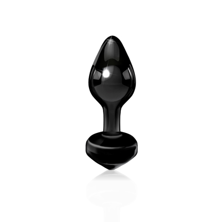 Glazen buttplug Icicles No 44 zwart