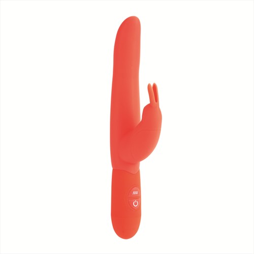 Huppel konijn duo vibrator (diverse) (Kleur: Oranje)