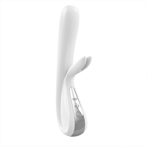 K5 duo vibrator (diverse) (Kleur: Wit / Zilver)