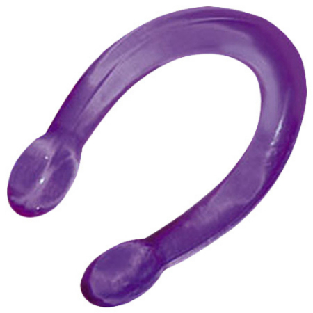 Paarse dubbele dildo