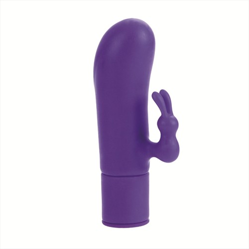 Silicone mini duo vibrator (diverse) (Kleur: Paars)