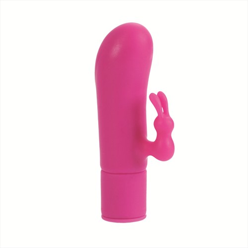 Silicone mini duo vibrator (diverse) (Kleur: Roze)