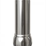 Zilveren aluminium mini vibrator