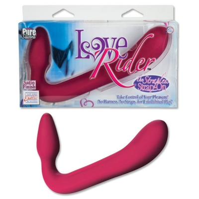 Love Rider Voorbind Dildo - Paars