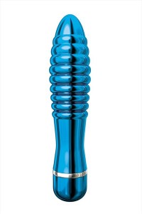 Blauwe aluminium vibrator (large)