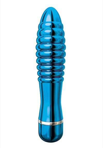 Blauwe aluminium vibrator (large)