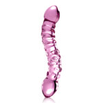Dubbele dildo van glas Icicles No 55