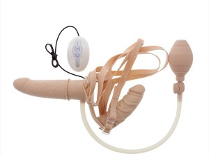 Dubbele opblaasbare strap on