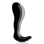 Glazen dildo Icicles No 45 zwart