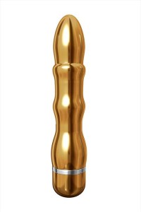 Gouden aluminium vibrator (large)