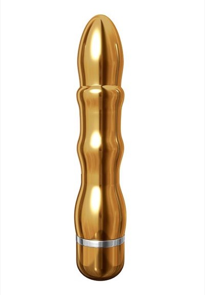 Gouden aluminium vibrator (large)