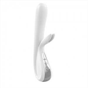 K5 duo vibrator (diverse) (Kleur: Wit / Zilver)