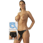 Latexslip met dildo S-L