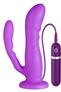 Purrfect silicone duo anaal vibrator