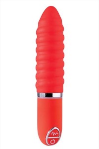 Purrfect silicone mini ribbel vibrator
