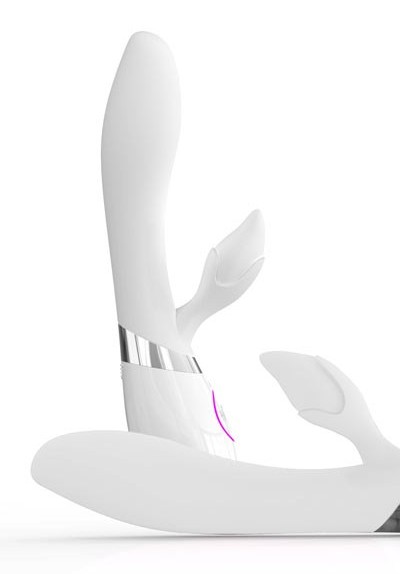 Tulp Duo Vibrator (diverse) (Kleur: Wit)