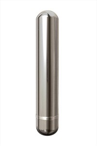 Zilveren aluminium vibrator (large)