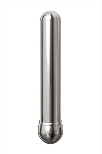 Zilveren aluminium vibrator (medium)