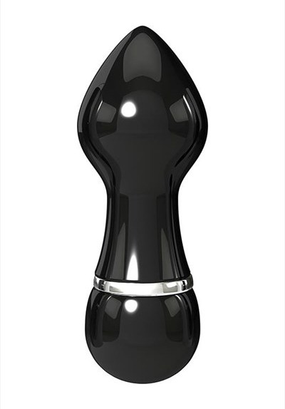 Zwarte aluminium mini vibrator