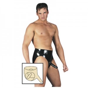 Latex Dildo Slip Voor Hem